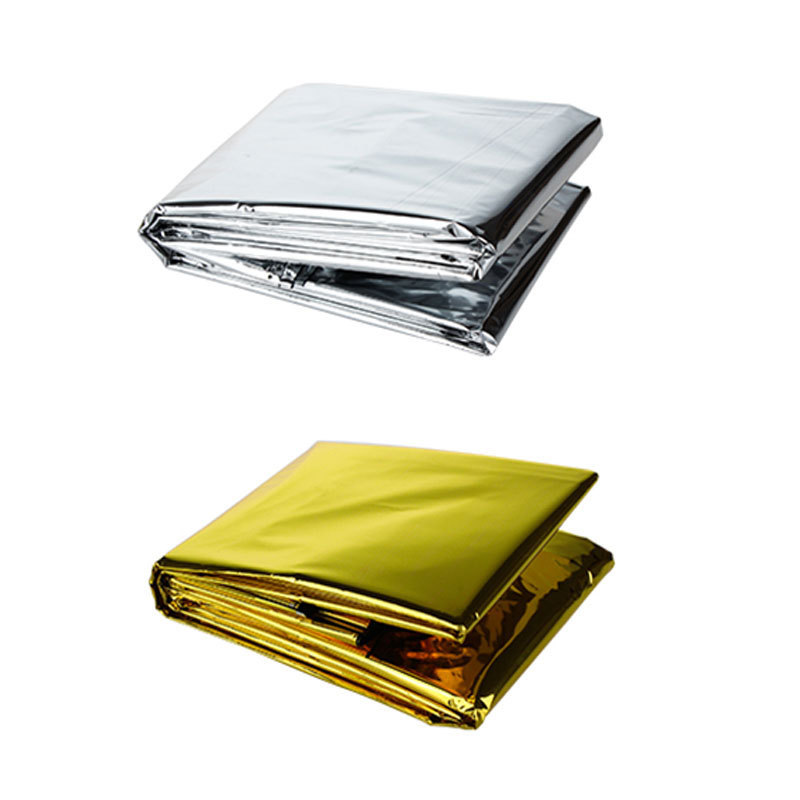 Wholesale Outdoor Hiking Products Camping Lightweight Mylar Emergency Thermal Survival Foil Heating Blanket