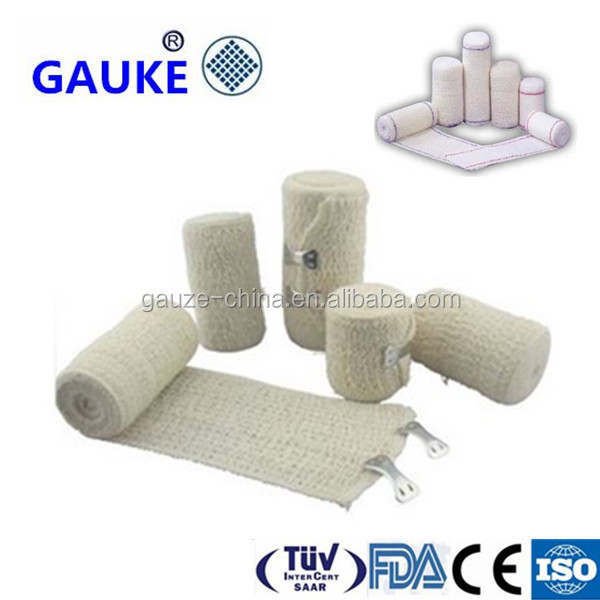 Medical Supplies Elastic Crochet Ribbon Rolls Gauze Bandage