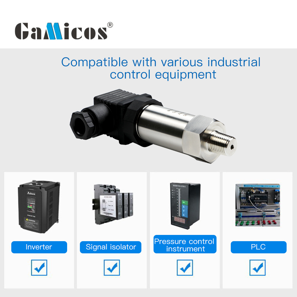 GAMICOS GPT200 OEM ODM 4-20mA Hydraulic Water Pressure Transducer