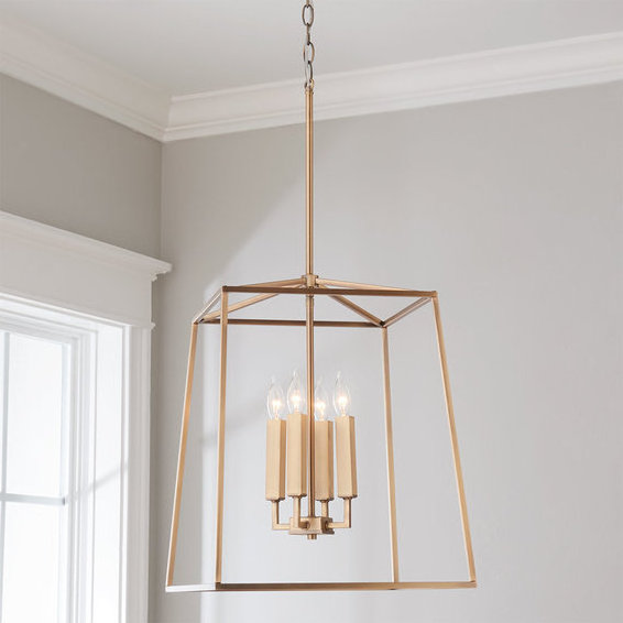 Ebay Farmhouse pendant light 4-light vintage metal foyer lantern E12 Chandelier Rustic Chandelier Ceiling Light Fixture