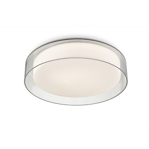 Minimalist Simple Design Opal Clear  Milk Glass Flush Mounted Ceiling Light  Interior Living  Dinning Room