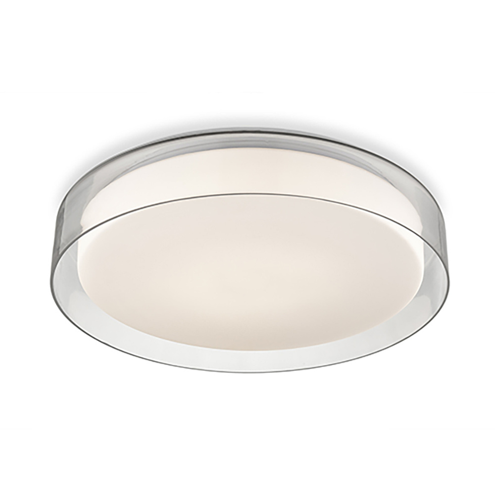 Minimalist Simple Design Opal Clear  Milk Glass Flush Mounted Ceiling Light  Interior Living  Dinning Room