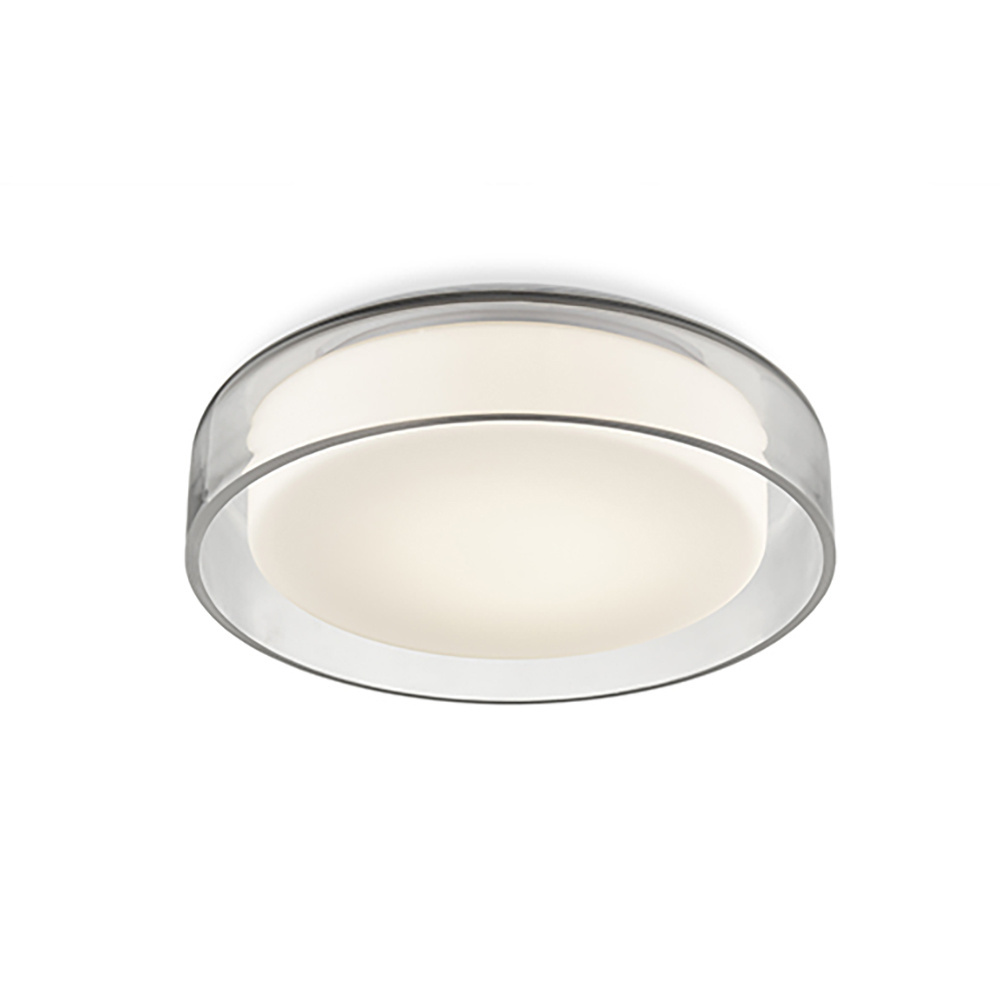 Minimalist Simple Design Opal Clear  Milk Glass Flush Mounted Ceiling Light  Interior Living  Dinning Room