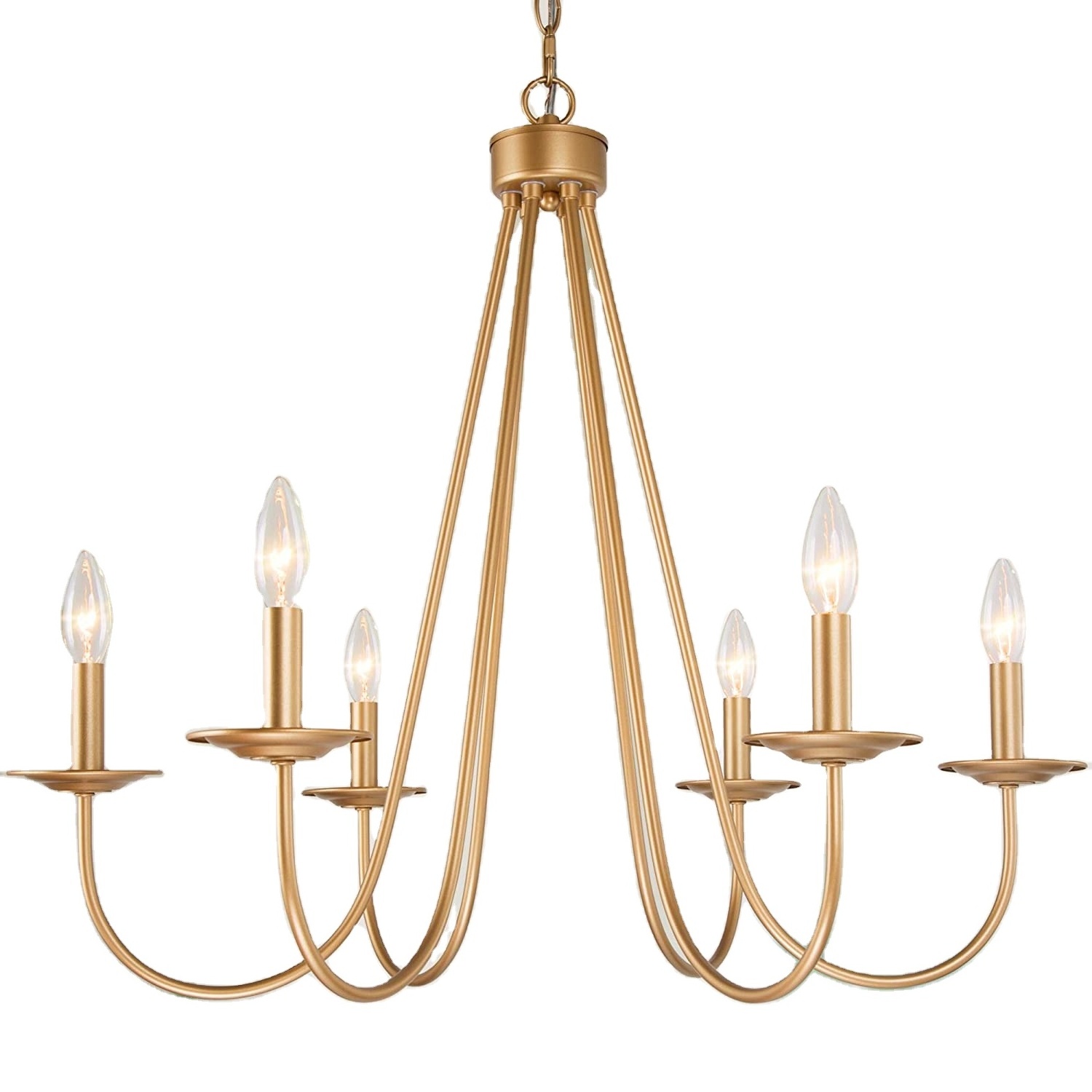 Chandeliers for Dining Rooms, Farmhouse Gold Pendent Light,  Dining Room Lighting Fixtures Hanging