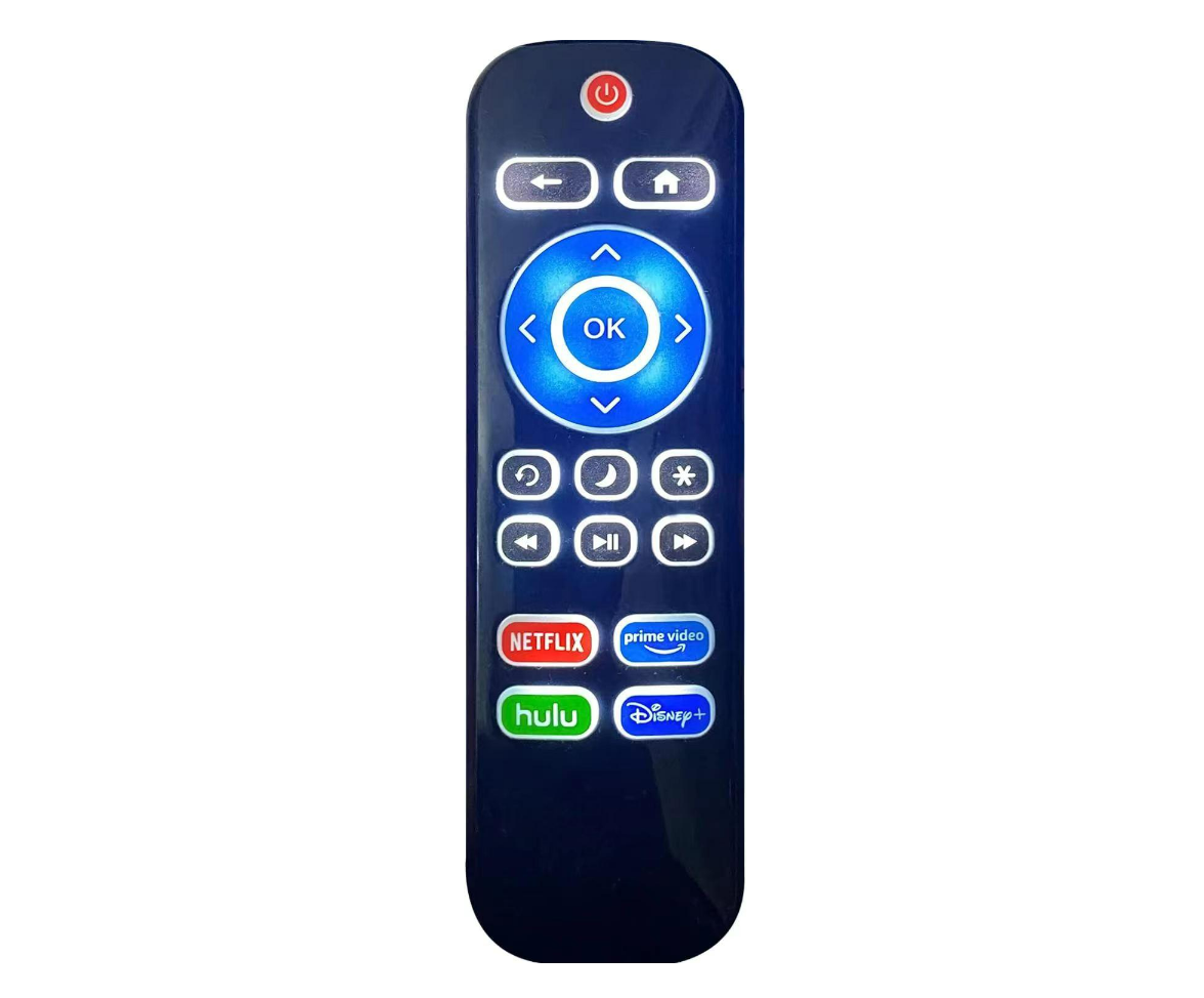 RC280 RC282 Universal Backlight Ir with Shortcuts Remote Control work for R oku Hisense Sharp TCL Smart TV