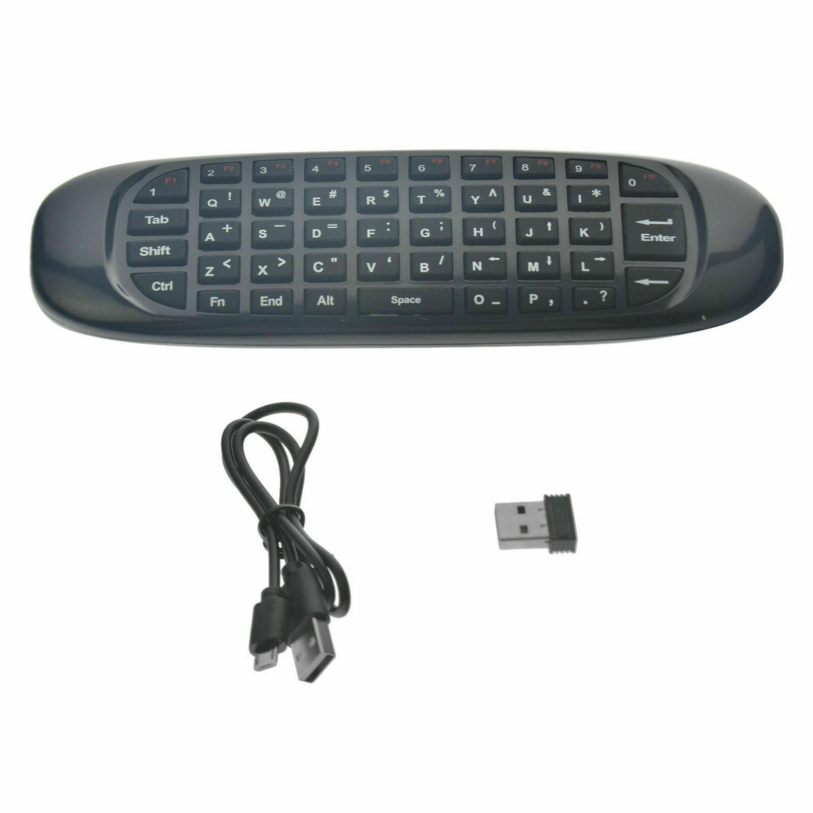 GAXEVER C120 RGB7 Backlit Fly Air Mouse Gyro Sensor 2.4G RF Keyboard Remote Control Use For  Smart TV Box Projector PC