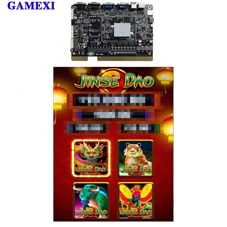 HOT SELL Jinse Dao 4in1 multigame game board for gaming machine/Fire link game software board/Ultimate Fire link game pcb board