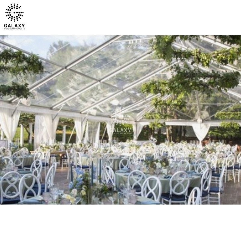 20x40 canopy wedding clear top tent luxury wedding party tent for 50 people