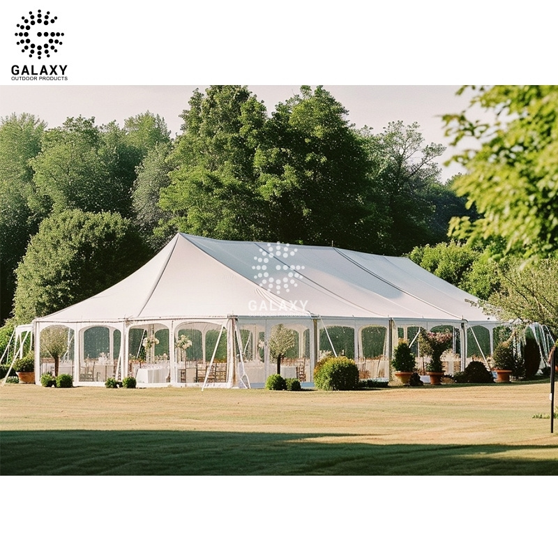 20x40 canopy wedding clear top tent luxury wedding party tent for 50 people