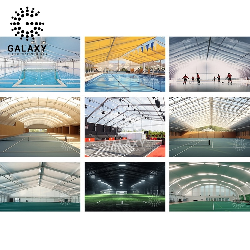 Safe 4x4 enclosed aluminium exhibition tents china sports tents for events