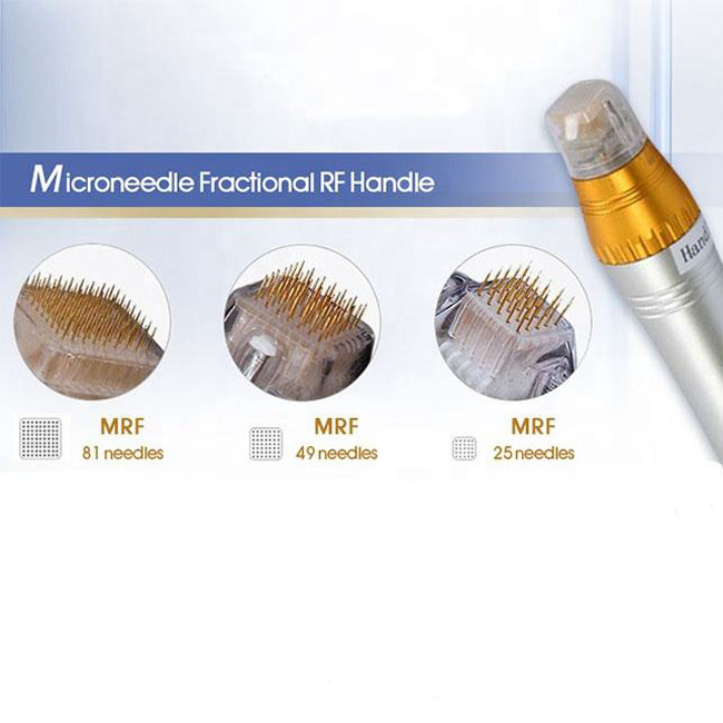 Disposable NonInsulated Rf Microneedling Needle Cartridges RF Microneedle Gold Cartridge Rf Fractional Microneedling Cartridges