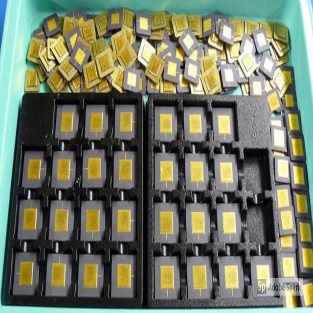 Ceramic cpu scrap for gold recovery and scrap motherboards