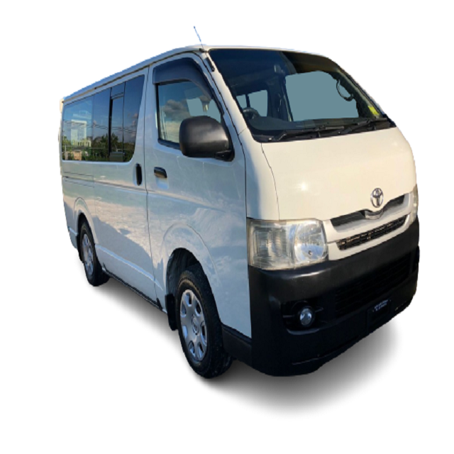 Full option Second hand Manual diesel Left Hand Drive Toyota Hiace 10 to 15 seater Bus Van for sale online