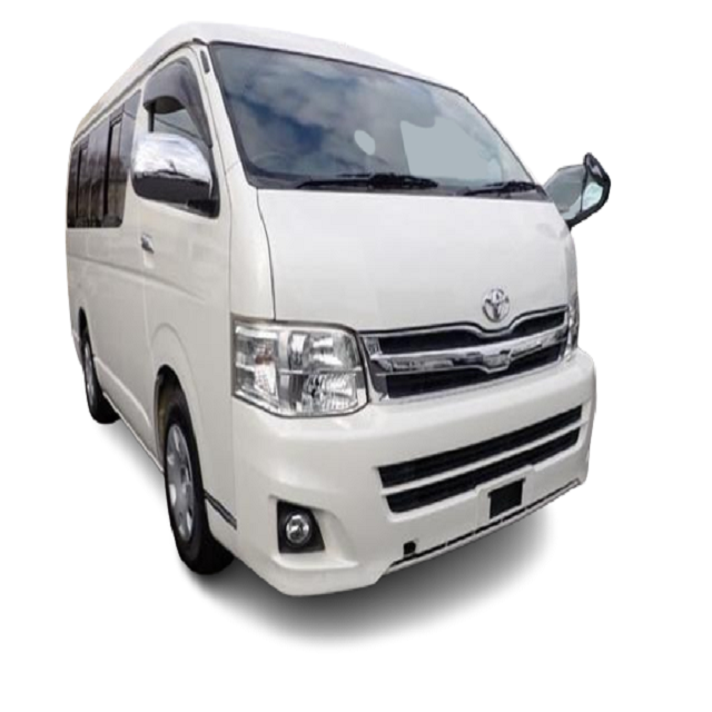 Full option Second hand Manual diesel Left Hand Drive Toyota Hiace 10 to 15 seater Bus Van for sale online