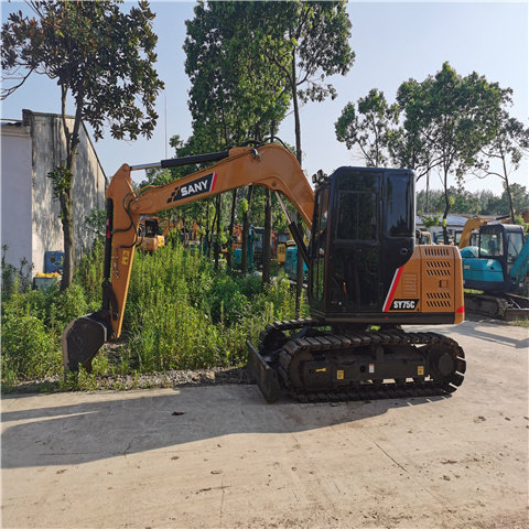 Used SANY SY75C Cheap used mini 7ton crawler excavator china original machine second hand digger sanny brand SANY SY75 SY95C