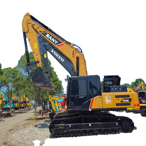 sany sy215c second-hand excavator good condition china brand 21ton used digger sy215c sy75c sy135c for cheap sale in shanghai