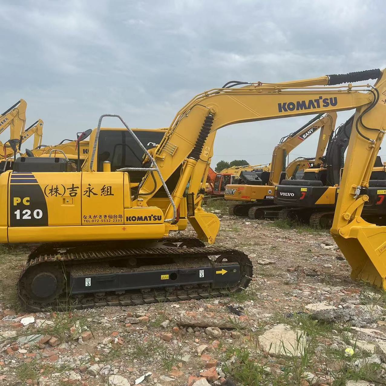 Pc120-8 Komatsu excavator High quality multi-functional 12-ton PC120 used excavators ZX120 CAT312 backhoe excavator for sale