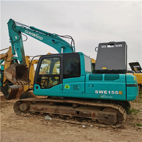 Used excavator for sale Recommended Seller Preferred Used 15 Ton Used Excavator SUNWARD SWE150E No Oil Leakage Digger