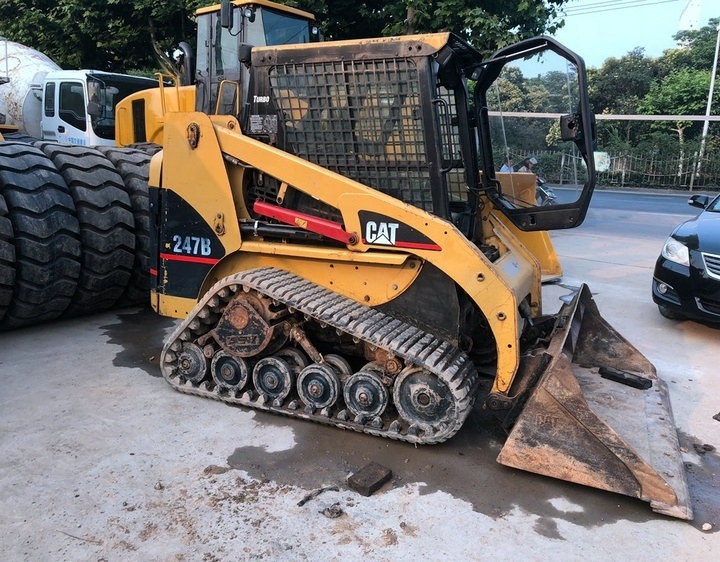 CATERPILLAR CAT247B Used Skid Steer Loader 3ton Mini Original American Hydraulic Crawler Loaders for sale