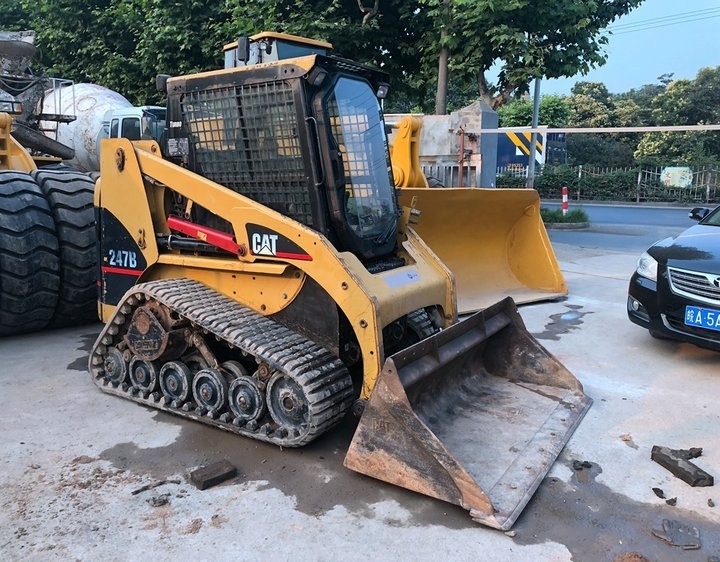 CATERPILLAR CAT247B Used Skid Steer Loader 3ton Mini Original American Hydraulic Crawler Loaders for sale