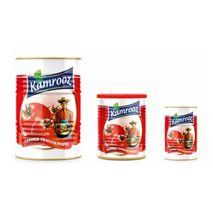 Top Quality Canned Organic Tomato Paste 800GR BRIX 36 - 38% (customizable) With ALL NATURAL INGREDIENTS