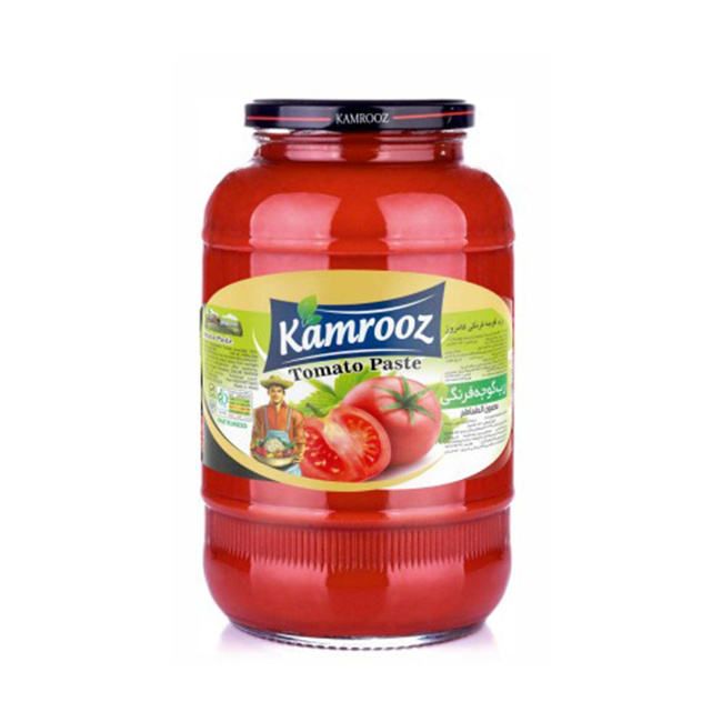 High Quality Organic Tomato Paste Jar 1.6 KG BRIX 36-38% (customizable) Having ALL INGREDIENTS NATURAL