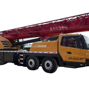 High Quality Used Sany All Terrain Crane Made In China 50 Tons Truck Crane Trailer Crane For Sale