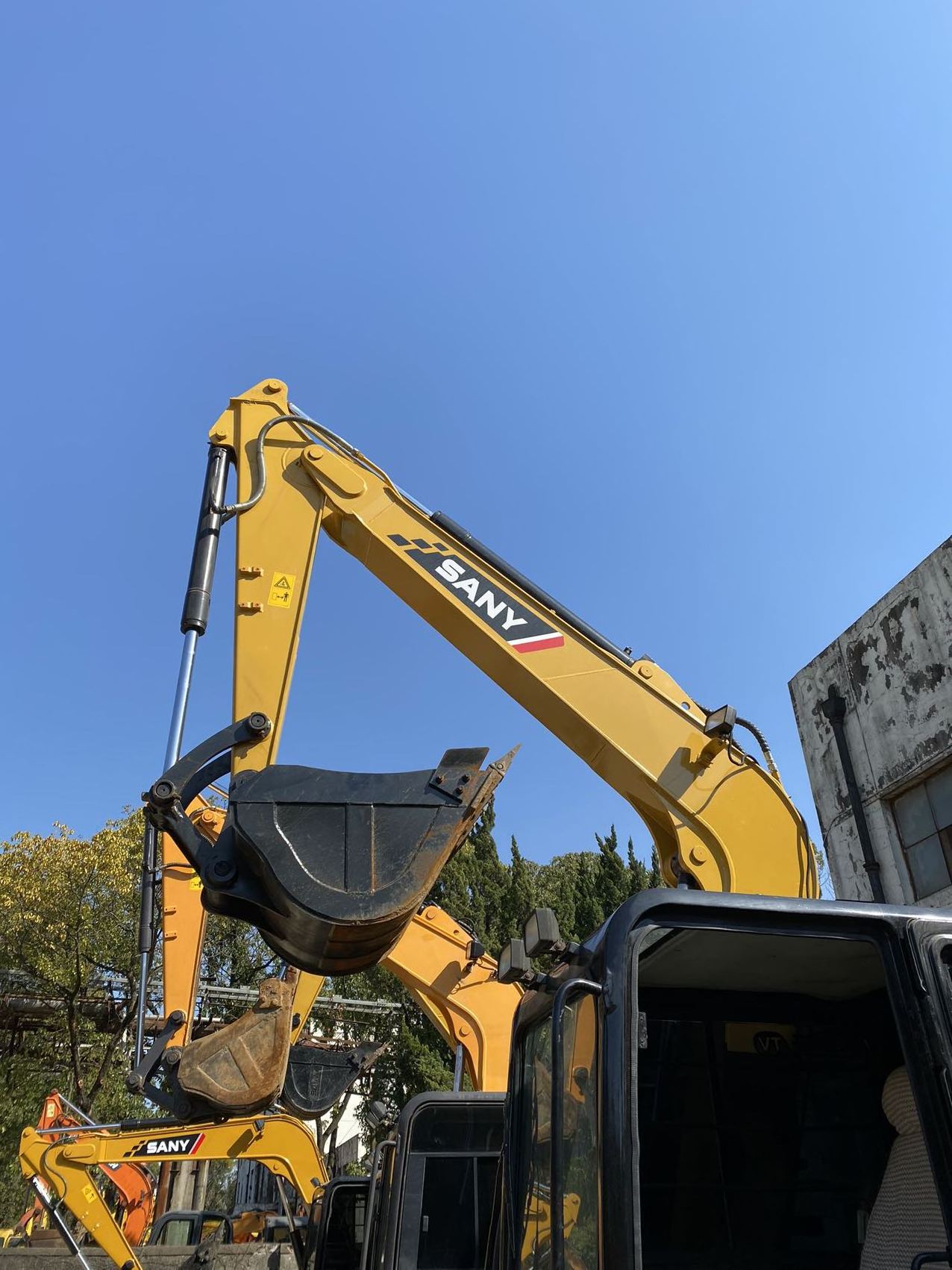 UsedSANY SY75c-9 SY75c-10 SY55 SY60 pro excavator SANY excavator SY75, SANY mini excavator excavadora hot sale in stock