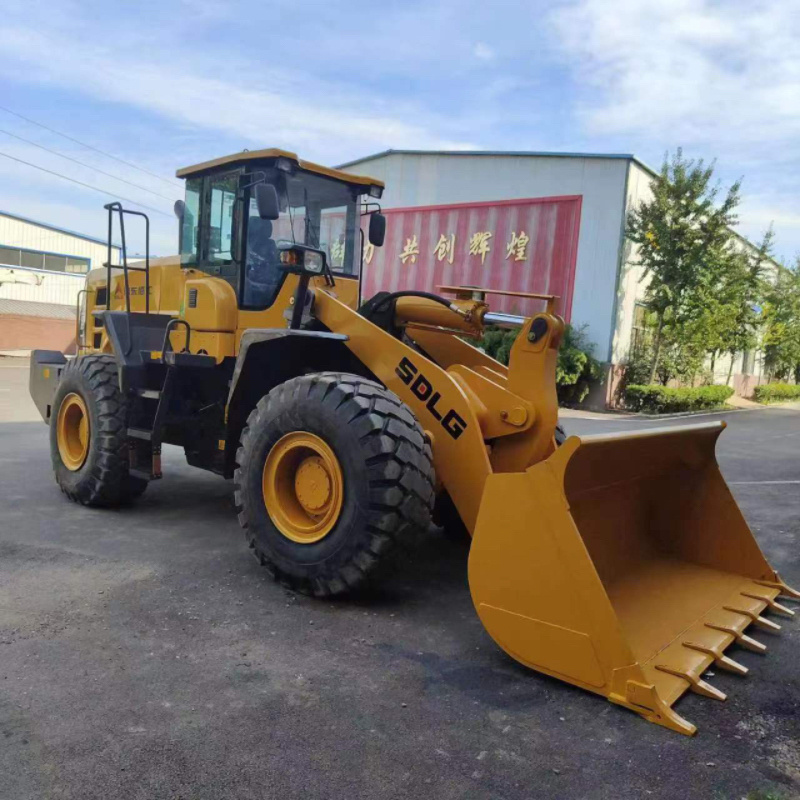 Used loader ZL80 front wheel loader 8 tons heavy front loader with reinforced bucket