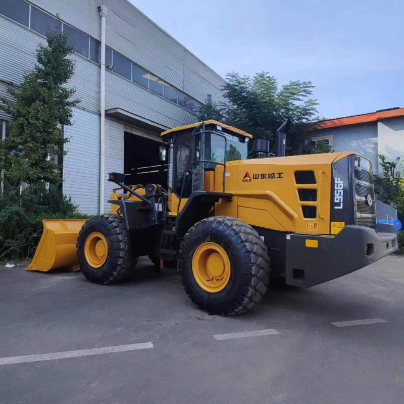 Used loader ZL80 front wheel loader 8 tons heavy front loader with reinforced bucket