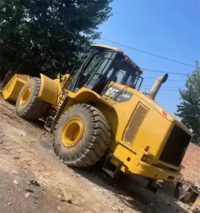 Free ShippingSecondhand Wheel Loader Cat 966h Used Original 966 Front Loader with 1 Year Warranty