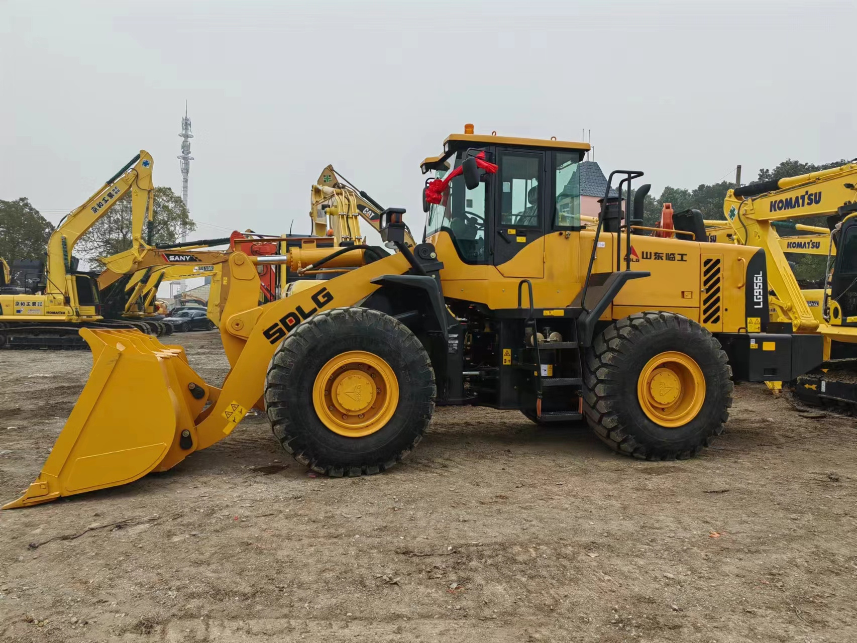 Used Wheel loader LG936 LG956 SOLG tire loader with cheap price for sale