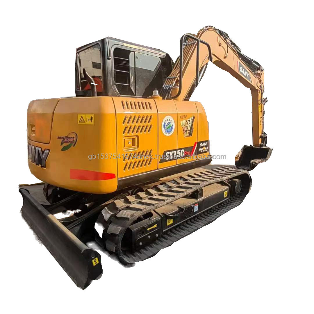 Sany SY75C in stock affordable price Crawler Excavator High Quality and Affordable for Sale 100% Ready to Sell Used Excavators