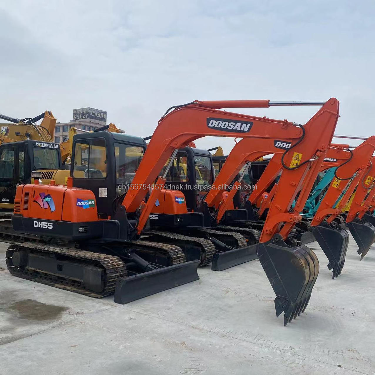 Doosan DH55 Mini Used Excavator Good condition High Quality 99%New Second hand  Construction Machinery 5Ton for sale