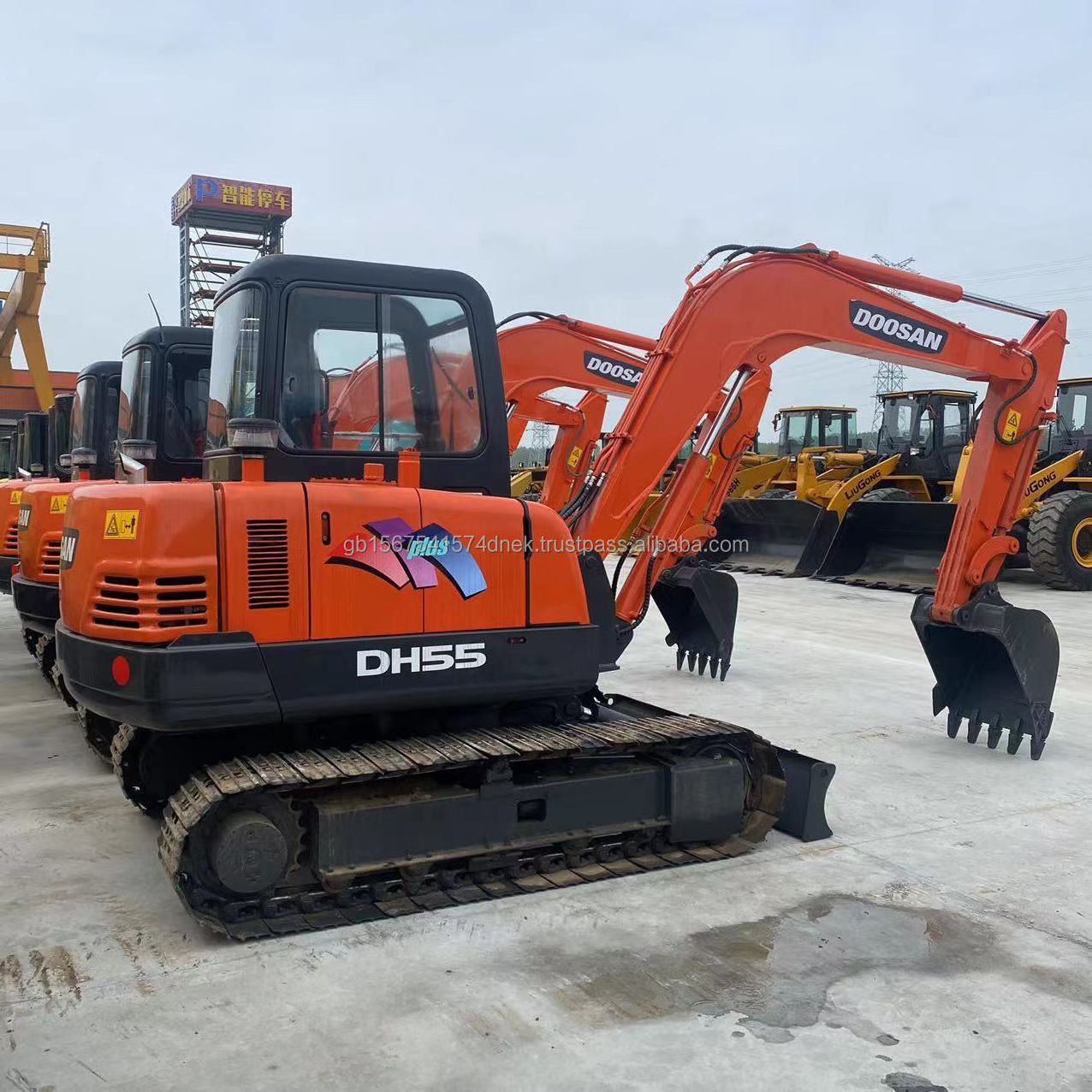 Used Cheap Doosan  DX55 Mini Excavator with good condition low working hour