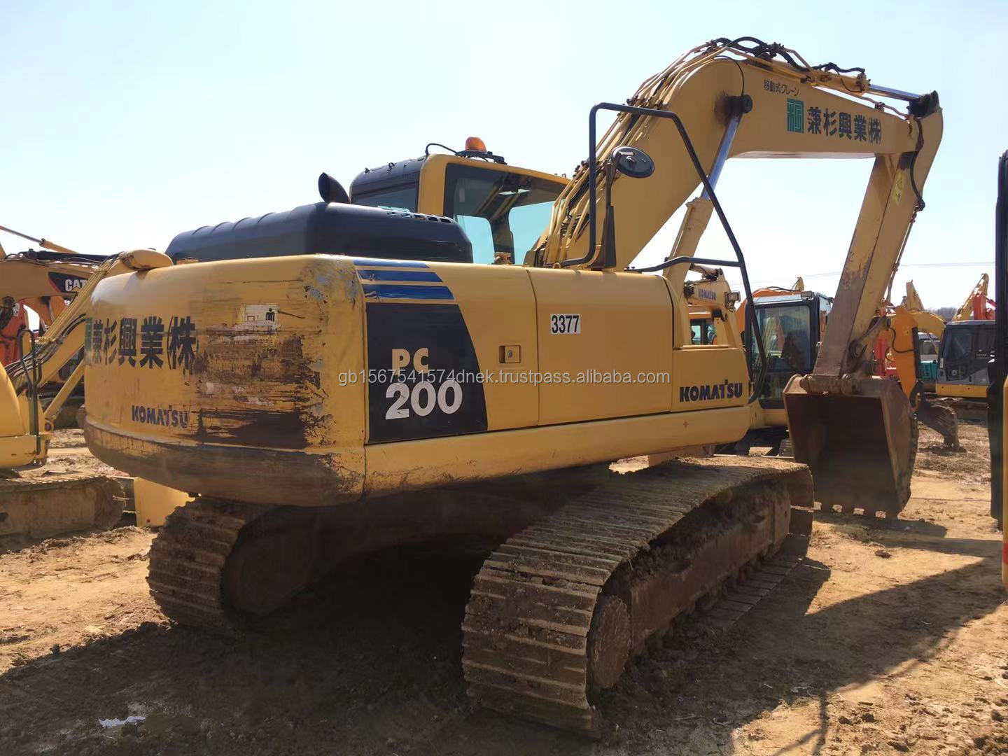 High performance crawler excavator used Komatsu 200 excavator with best price