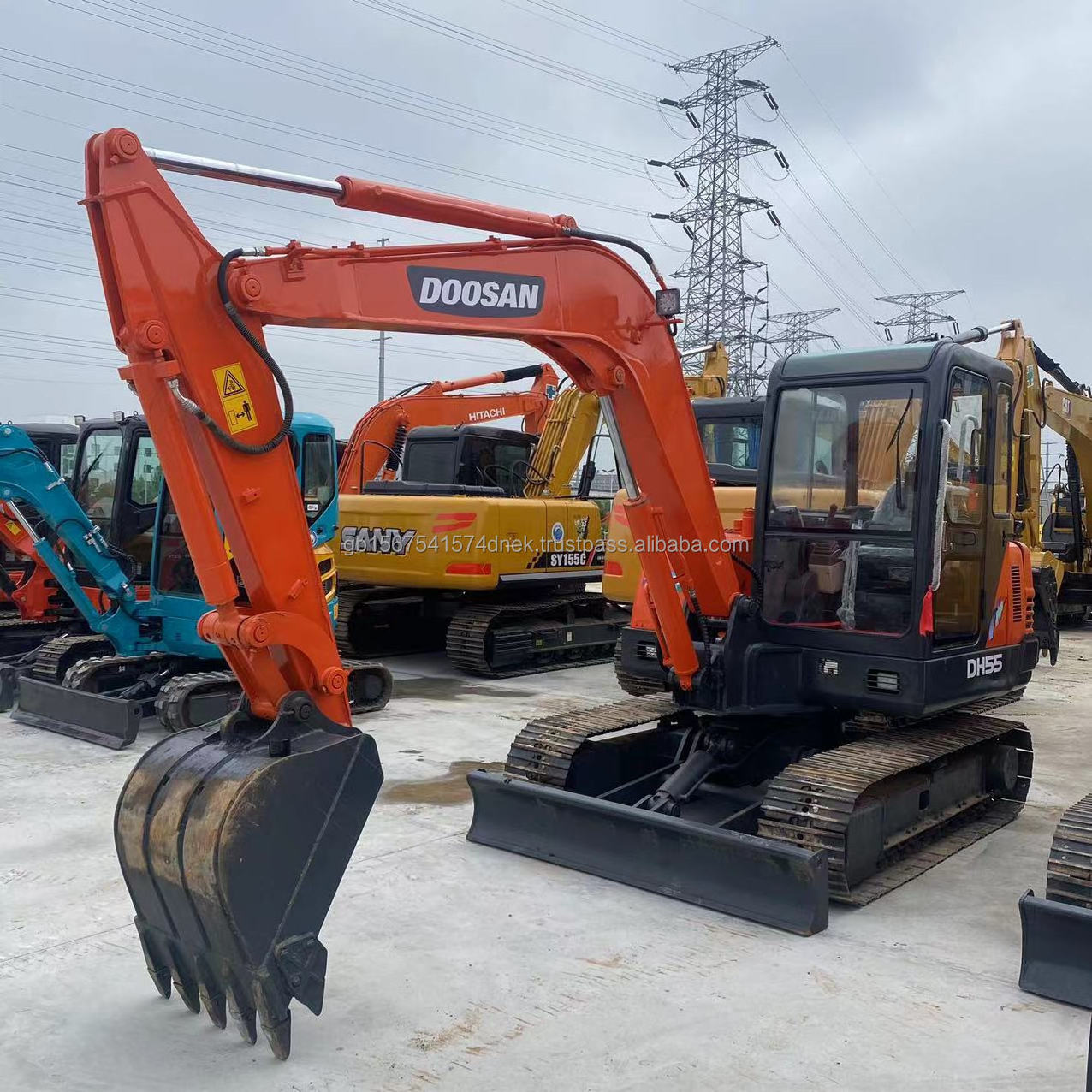 Used Cheap Doosan  DX55 Mini Excavator with good condition low working hour