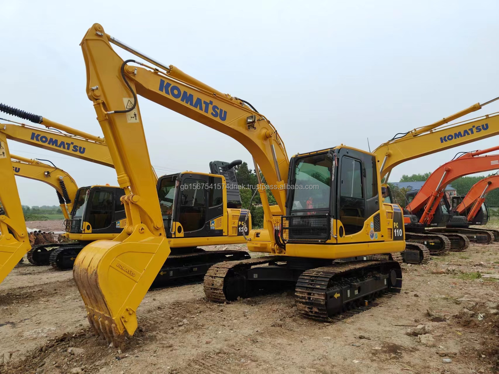 Komatsu PC110-8MO affordable price 100% ready price Durable tracked excavator Caterpillar Kobelco used excavator for sale