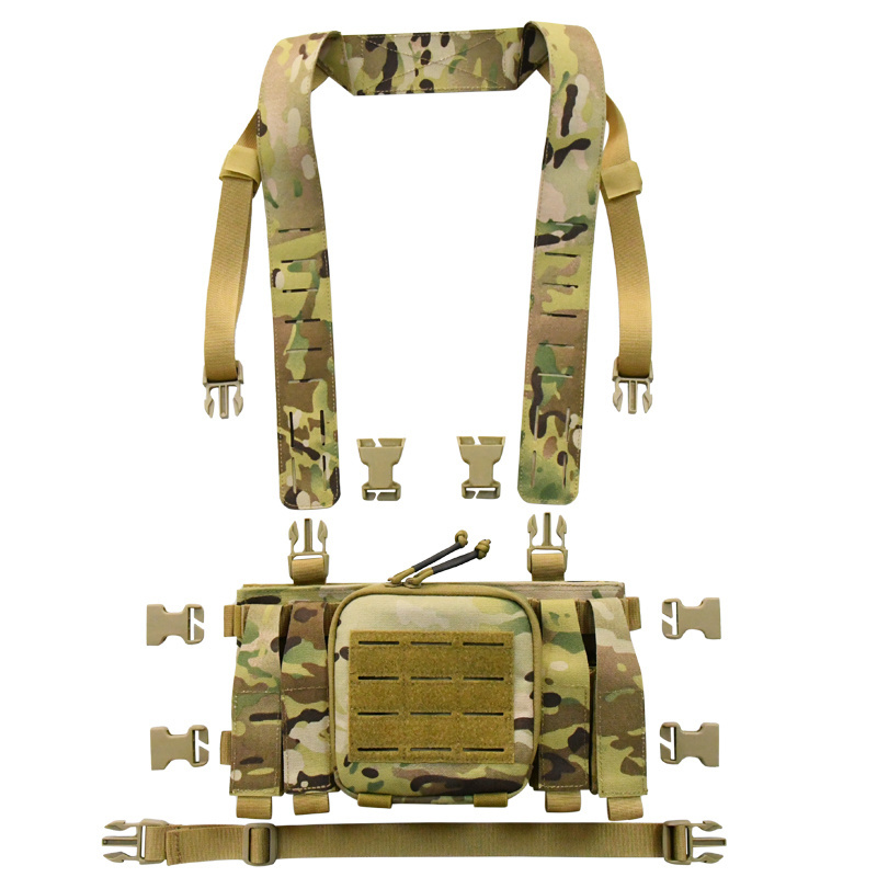 GAF Customized 1000D Nylon Tactical Equipment Chest Rig Vest Security Multicam Tactical Chest Rig Combat Vest