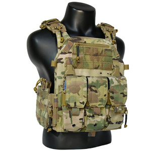 GAF 1000D Nylon Chaleco Tactico Multicam Tactical Gear Combat Plate Carrier Quick Release Tactical Vest