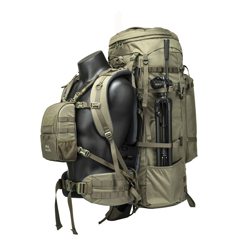 GAF Customized 500D Cordura Nylon Camping Backpack Hunt 80L Volume Hunting Bag For Hunting