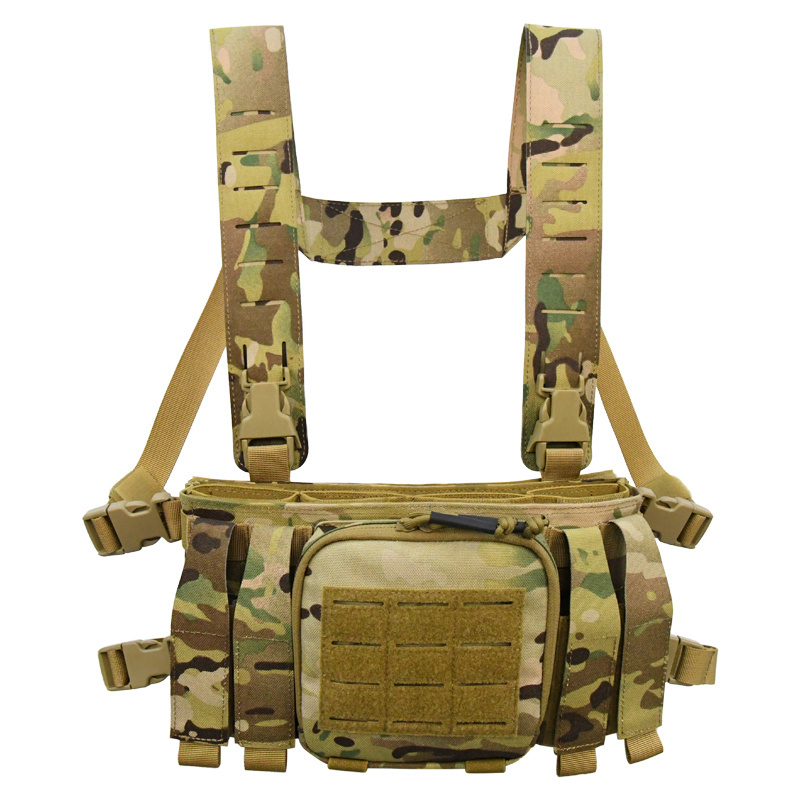 GAF Customized 1000D Nylon Tactical Equipment Chest Rig Vest Security Multicam Tactical Chest Rig Combat Vest