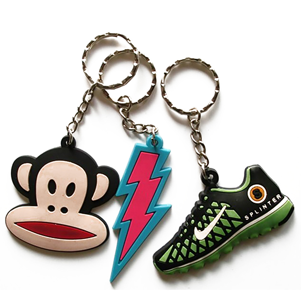 Shoe monkey 7*5cm Sun Sticker New britain Sample support Fashion applique Sunshine  soft 3d cars custom pvc rubber keychains