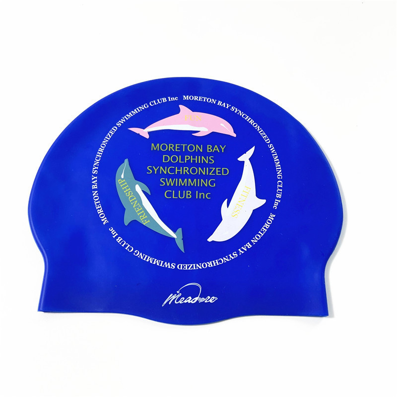 Customizable Design Your Custom Logo Swimming Caps Hat Paint For Silicone Swimming Cap Plain Latex Swim Caps