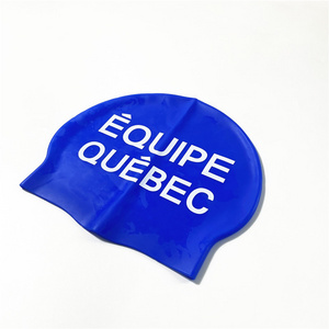 Customizable Design Your Custom Logo Swimming Caps Hat Paint For Silicone Swimming Cap Plain Latex Swim Caps