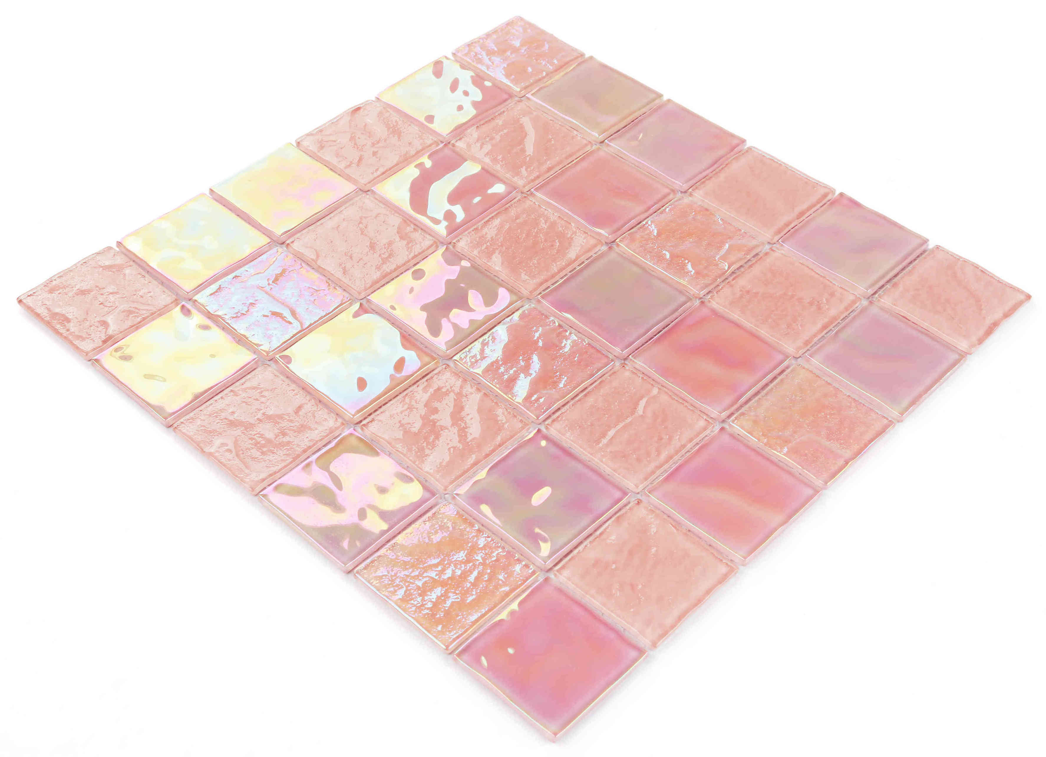 various Pink Cute Crystal Mosaic tile for bathroom and bedroom wall splash decoration materials swimming pool tiles