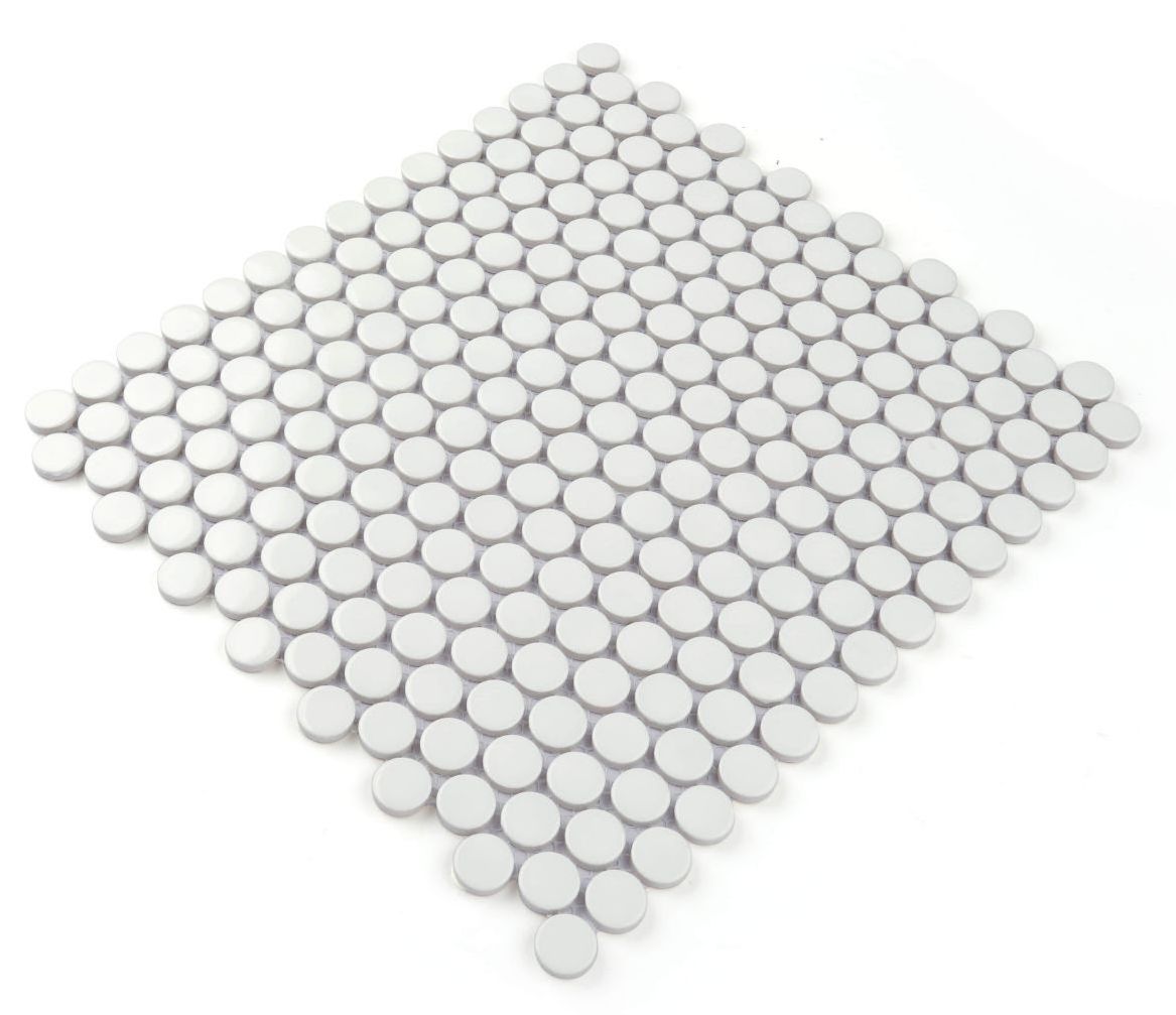 Circle Ceramic Porcelain Mosaic tile for Backsplash and Wall decoration