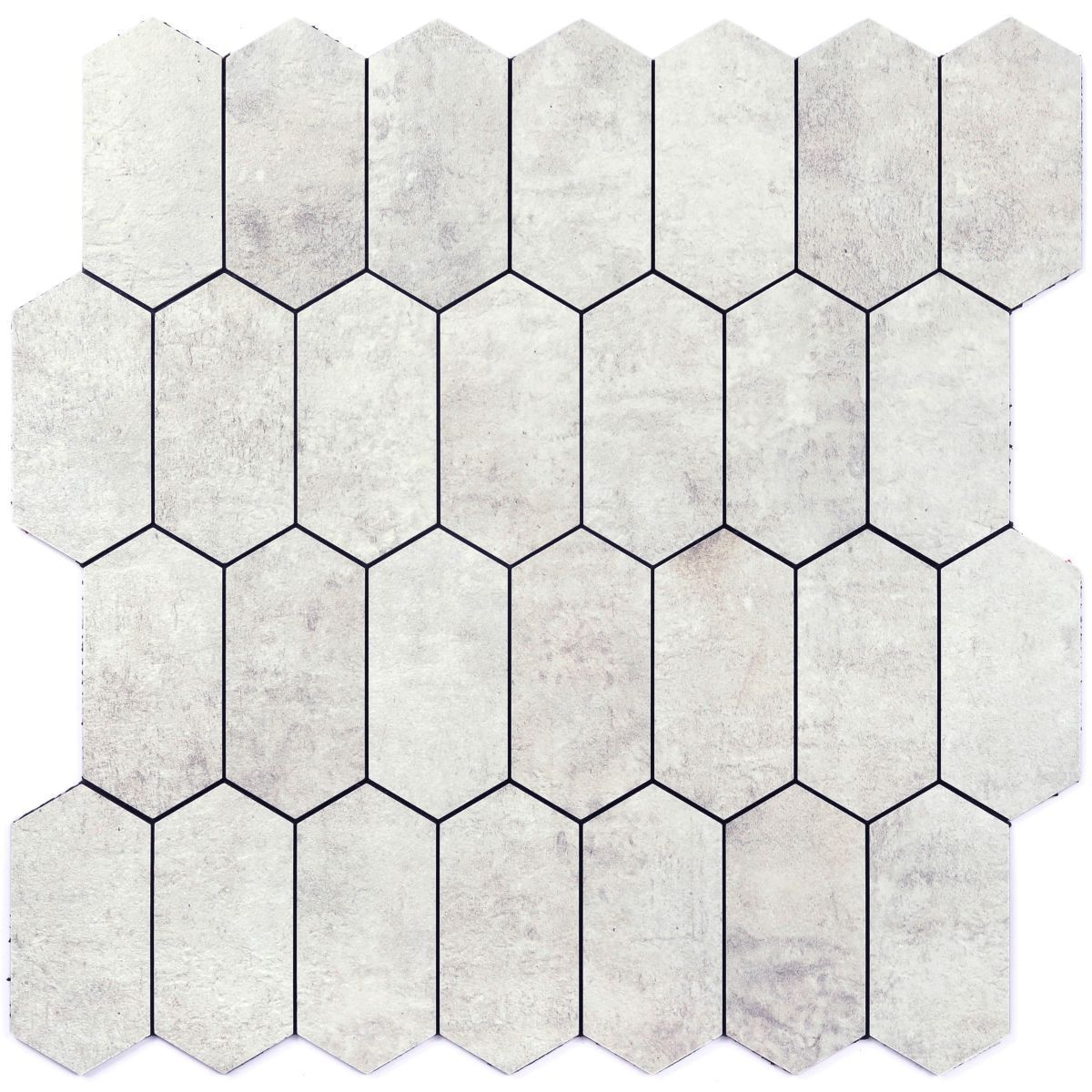 Self-adhesive Natual Pillar shape Backsplash mosaic Kitchen Peel and Stick Tile