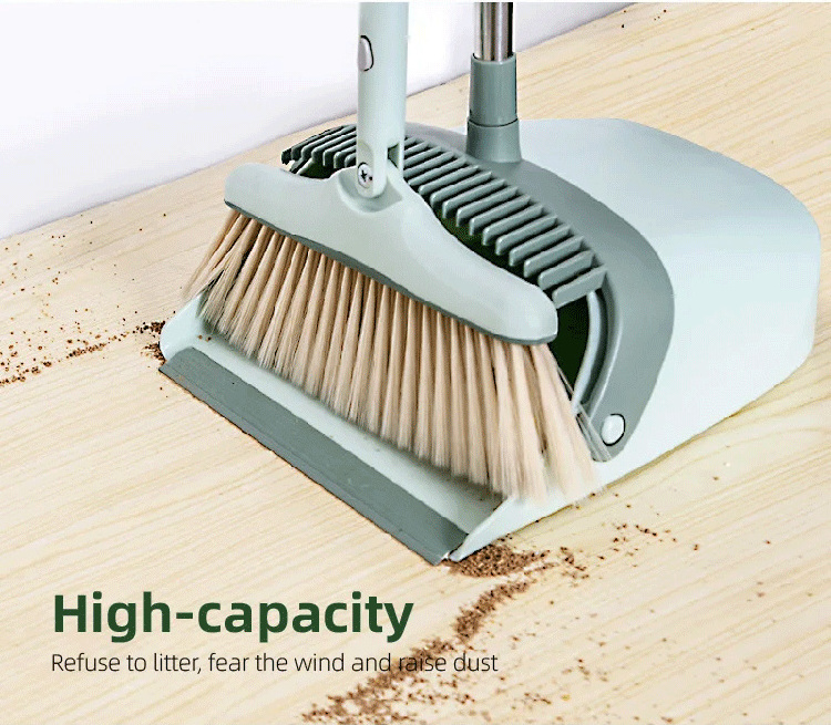 3 in 1 brooms  indoor sweeping with dustpan floor brooms scraper