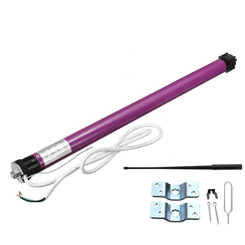 motorized up and down smart tubular curtain motor roll blinds window motor purple tuya google home products support